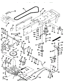 Drive parts for Craftsman Front-Engine Lawn Tractor 917258580 from AppliancePartsPros.com
