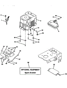 Engine parts for Craftsman Front-Engine Lawn Tractor 917258580 from AppliancePartsPros.com