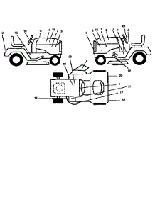 Decals parts for Craftsman Front-Engine Lawn Tractor 917258580 from AppliancePartsPros.com