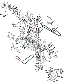 Mower Deck parts for Craftsman Front-Engine Lawn Tractor 917258580 from AppliancePartsPros.com
