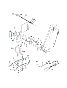 Mower Lift parts for Craftsman Front-Engine Lawn Tractor 917258581 from AppliancePartsPros.com