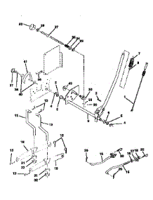 Mower Lift parts for Craftsman Front-Engine Lawn Tractor 917258592 from AppliancePartsPros.com