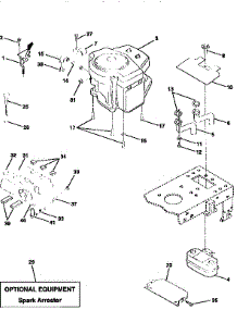Engine parts for Craftsman Front-Engine Lawn Tractor 917258660 from AppliancePartsPros.com