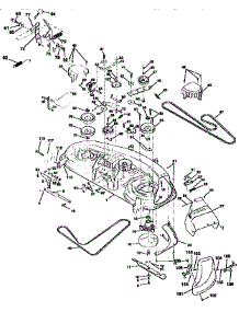 Mower Deck parts for Craftsman Front-Engine Lawn Tractor 917258660 from AppliancePartsPros.com