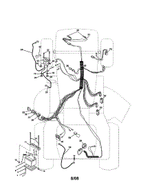Electrical parts for Craftsman Front-Engine Lawn Tractor 917258661 from AppliancePartsPros.com