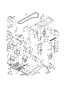 Drive parts for Craftsman Front-Engine Lawn Tractor 917258661 from AppliancePartsPros.com
