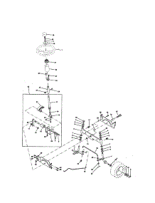 Steering parts for Craftsman Front-Engine Lawn Tractor 917258661 from AppliancePartsPros.com