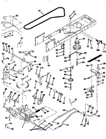 Drive parts for Craftsman Front-Engine Lawn Tractor 917258662 from AppliancePartsPros.com