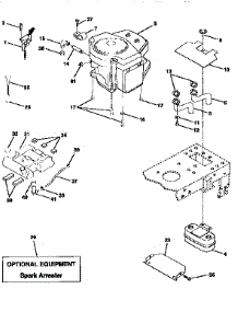 Engine parts for Craftsman Front-Engine Lawn Tractor 917258663 from AppliancePartsPros.com
