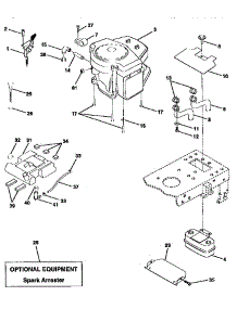 Engine parts for Craftsman Front-Engine Lawn Tractor 917258670 from AppliancePartsPros.com