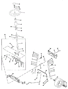 Steering Assembly parts for Craftsman Front-Engine Lawn Tractor 917258671 from AppliancePartsPros.com