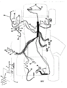 Electrical parts for Craftsman Front-Engine Lawn Tractor 917258672 from AppliancePartsPros.com