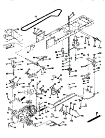 Drive parts for Craftsman Front-Engine Lawn Tractor 917258673 from AppliancePartsPros.com