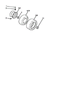 Wheels And Tires parts for Craftsman Front-Engine Lawn Tractor 917258673 from AppliancePartsPros.com