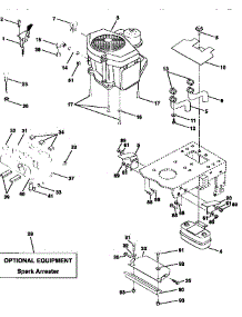 Engine parts for Craftsman Front-Engine Lawn Tractor 917258682 from AppliancePartsPros.com