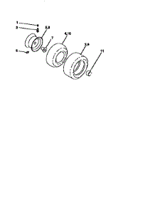 Wheels And Tires parts for Craftsman Front-Engine Lawn Tractor 917258682 from AppliancePartsPros.com