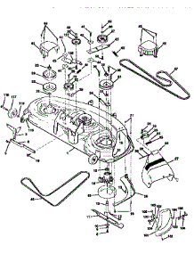 Mower Deck parts for Craftsman Front-Engine Lawn Tractor 917258682 from AppliancePartsPros.com