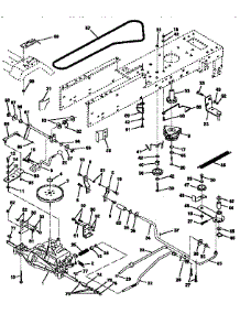 Drive parts for Craftsman Front-Engine Lawn Tractor 917258683 from AppliancePartsPros.com