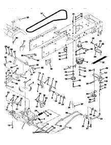 Drive parts for Craftsman Front-Engine Lawn Tractor 917258685 from AppliancePartsPros.com
