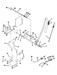 Mower Lift parts for Craftsman Front-Engine Lawn Tractor 917258685 from AppliancePartsPros.com
