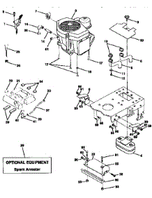 Engine parts for Craftsman Front-Engine Lawn Tractor 917258690 from AppliancePartsPros.com