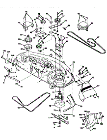 Mower Deck parts for Craftsman Front-Engine Lawn Tractor 917258690 from AppliancePartsPros.com