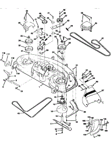 Mower Deck parts for Craftsman Front-Engine Lawn Tractor 917258692 from AppliancePartsPros.com