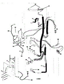 Electrical parts for Craftsman Front-Engine Lawn Tractor 917258693 from AppliancePartsPros.com
