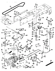 Drive parts for Craftsman Front-Engine Lawn Tractor 917258693 from AppliancePartsPros.com