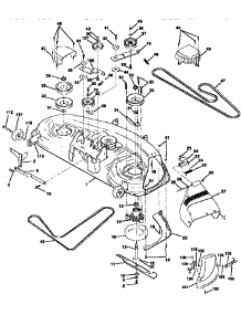 Mower Deck parts for Craftsman Front-Engine Lawn Tractor 917258693 from AppliancePartsPros.com
