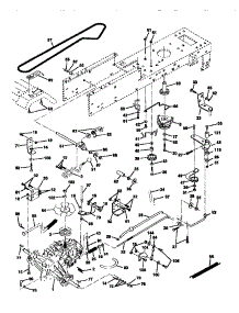 Drive parts for Craftsman Front-Engine Lawn Tractor 917258694 from AppliancePartsPros.com