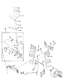 Steering Assembly parts for Craftsman Front-Engine Lawn Tractor 917258694 from AppliancePartsPros.com