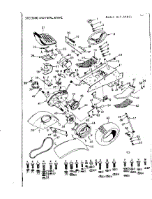 16 Garden Tractor / Steering And Final Drive parts for Craftsman Front-Engine Lawn Tractor 91725871 from AppliancePartsPros.com