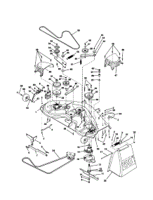 Mower parts for Craftsman Front-Engine Lawn Tractor 917258780 from AppliancePartsPros.com