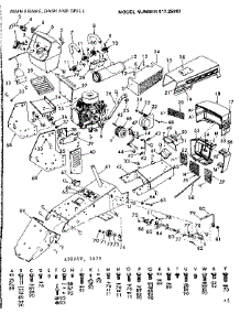 16 Garden Tractor / Main Frame, Dash And Grill parts for Craftsman Front-Engine Lawn Tractor 91725883 from AppliancePartsPros.com