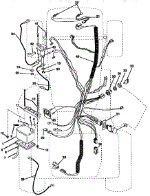 Electrical parts for Craftsman Front-Engine Lawn Tractor 917258860 from AppliancePartsPros.com