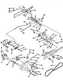 Ground Drive parts for Craftsman Front-Engine Lawn Tractor 917258860 from AppliancePartsPros.com