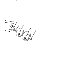 Wheel And Tires parts for Craftsman Front-Engine Lawn Tractor 917258860 from AppliancePartsPros.com
