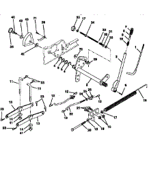Lift Assembly parts for Craftsman Front-Engine Lawn Tractor 917258860 from AppliancePartsPros.com