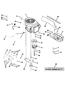 Engine parts for Craftsman Front-Engine Lawn Tractor 917258861 from AppliancePartsPros.com