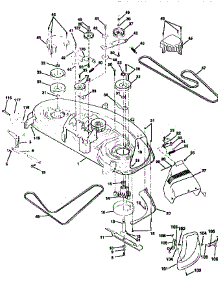 Mower Deck parts for Craftsman Front-Engine Lawn Tractor 917258861 from AppliancePartsPros.com
