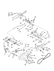 Ground Drive parts for Craftsman Front-Engine Lawn Tractor 917258862 from AppliancePartsPros.com