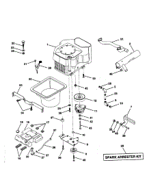 Engine parts for Craftsman Front-Engine Lawn Tractor 917258862 from AppliancePartsPros.com