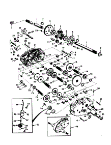Transaxle parts for Craftsman Front-Engine Lawn Tractor 917258862 from AppliancePartsPros.com