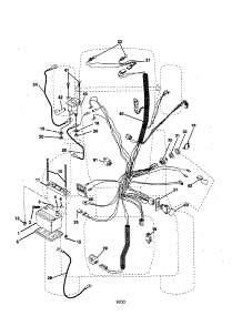Electrical parts for Craftsman Front-Engine Lawn Tractor 917258863 from AppliancePartsPros.com