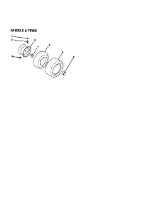 Wheels And Tires parts for Craftsman Front-Engine Lawn Tractor 917258863 from AppliancePartsPros.com