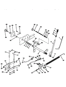 Lift Assembly parts for Craftsman Front-Engine Lawn Tractor 917258870 from AppliancePartsPros.com