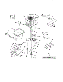 Engine parts for Craftsman Front-Engine Lawn Tractor 917258873 from AppliancePartsPros.com