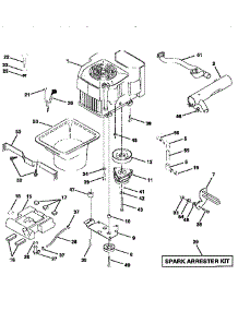 Engine parts for Craftsman Front-Engine Lawn Tractor 917258880 from AppliancePartsPros.com