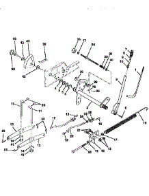 Lift Assembly parts for Craftsman Front-Engine Lawn Tractor 917258880 from AppliancePartsPros.com